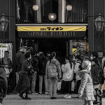 銀座でスナップ写真