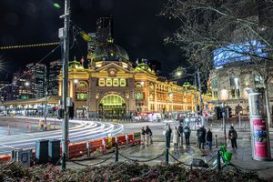 メルボルンでの夜景撮影